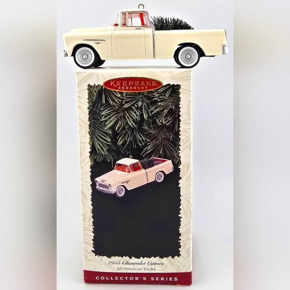 Hallmark Other - Hallmark 1955 Chevrolet Cameo Ornament All-American Trucks Series 1996